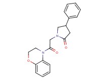 1-[2-(2,3-dihydro-4H-1,4-benzoxazin-4-yl)-2-oxoethyl]-4-phenylpyrrolidin-2-one