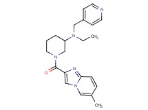 N-ethyl-1-[(6-methylimidazo[1,2-a]pyridin-2-yl)carbonyl]-N-(4-pyridinylmethyl)-3-piperidinamine