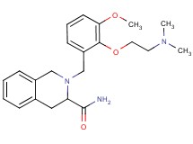 2-{2-[2-(dimethylamino)ethoxy]-3-methoxybenzyl}-1,2,3,4-tetrahydroisoquinoline-3-carboxamide
