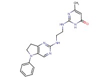 6-methyl-2-({2-[(5-phenyl-6,7-dihydro-5H-pyrrolo[3,2-d]pyrimidin-2-yl)amino]ethyl}amino)pyrimidin-4(3H)-one