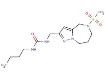 N-butyl-N'-{[5-(methylsulfonyl)-5,6,7,8-tetrahydro-4H-pyrazolo[1,5-a][1,4]diazepin-2-yl]methyl}urea
