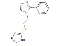 2-{1-[2-(1H-1,2,3-triazol-5-ylthio)ethyl]-1H-imidazol-2-yl}pyridine