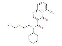 N-cyclohexyl-N-[2-(ethylthio)ethyl]-6-methyl-4-oxo-4H-pyrido[1,2-a]pyrimidine-3-carboxamide