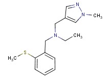 N-[(1-methyl-1H-pyrazol-4-yl)methyl]-N-[2-(methylthio)benzyl]ethanamine