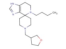 5-butyl-1'-(tetrahydrofuran-3-ylmethyl)-1,5,6,7-tetrahydrospiro[imidazo[4,5-c]pyridine-4,4'-piperidine]