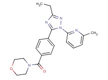 4-{4-[3-ethyl-1-(6-methylpyridin-2-yl)-1H-1,2,4-triazol-5-yl]benzoyl}morpholine