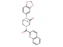 (1S*,4S*)-2-(1,3-benzodioxol-5-yl)-5-(2-quinolinylcarbonyl)-2,5-diazabicyclo[2.2.1]heptan-3-one