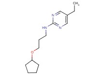 N-[3-(cyclopentyloxy)propyl]-5-ethylpyrimidin-2-amine