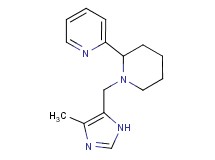 2-{1-[(4-methyl-1H-imidazol-5-yl)methyl]piperidin-2-yl}pyridine