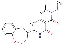 1-ethyl-4,6-dimethyl-2-oxo-N-(2,3,4,5-tetrahydro-1-benzoxepin-4-ylmethyl)-1,2-dihydropyridine-3-carboxamide