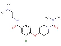 4-[2-chloro-4-({[2-(dimethylamino)ethyl]amino}carbonyl)phenoxy]-N,N-dimethylpiperidine-1-carboxamide