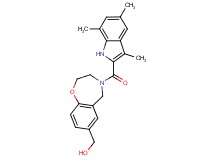 {4-[(3,5,7-trimethyl-1H-indol-2-yl)carbonyl]-2,3,4,5-tetrahydro-1,4-benzoxazepin-7-yl}methanol
