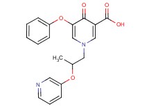4-oxo-5-phenoxy-1-[2-(pyridin-3-yloxy)propyl]-1,4-dihydropyridine-3-carboxylic acid
