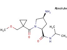 (4S)-4-amino-N-isopropyl-1-{[1-(methoxymethyl)cyclopropyl]carbonyl}-L-prolinamide