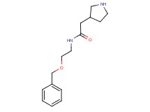 N-[2-(benzyloxy)ethyl]-2-pyrrolidin-3-ylacetamide