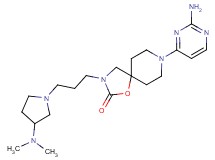 8-(2-aminopyrimidin-4-yl)-3-{3-[3-(dimethylamino)pyrrolidin-1-yl]propyl}-1-oxa-3,8-diazaspiro[4.5]decan-2-one