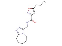 5-propyl-N-(6,7,8,9-tetrahydro-5H-[1,2,4]triazolo[4,3-a]azepin-3-ylmethyl)-3-isoxazolecarboxamide