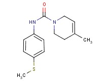 4-methyl-N-[4-(methylthio)phenyl]-3,6-dihydropyridine-1(2H)-carboxamide