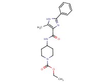 ethyl 4-{[(5-methyl-2-phenyl-1H-imidazol-4-yl)carbonyl]amino}piperidine-1-carboxylate