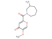 2-[(3-amino-1-azepanyl)carbonyl]-5-methoxy-4H-pyran-4-one hydrochloride