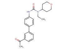 N'-(3'-acetylbiphenyl-4-yl)-N-ethyl-N-(tetrahydro-2H-pyran-4-yl)urea