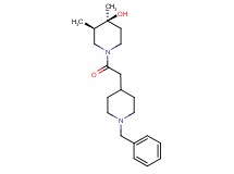 (3R*,4S*)-1-[(1-benzyl-4-piperidinyl)acetyl]-3,4-dimethyl-4-piperidinol