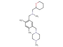 1-{2,4-dimethyl-5-[(4-methylpiperazin-1-yl)methyl]phenyl}-N-methyl-N-(tetrahydro-2H-pyran-2-ylmethyl)methanamine