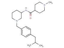 N-[1-(4-isobutylbenzyl)-3-piperidinyl]-1-methyl-4-piperidinecarboxamide