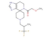 5-(methoxyacetyl)-1'-(3,3,3-trifluoro-2-methylpropyl)-1,5,6,7-tetrahydrospiro[imidazo[4,5-c]pyridine-4,4'-piperidine]