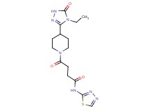 4-[4-(4-ethyl-5-oxo-4,5-dihydro-1H-1,2,4-triazol-3-yl)piperidin-1-yl]-4-oxo-N-1,3,4-thiadiazol-2-ylbutanamide