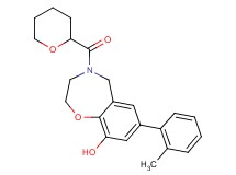 7-(2-methylphenyl)-4-(tetrahydro-2H-pyran-2-ylcarbonyl)-2,3,4,5-tetrahydro-1,4-benzoxazepin-9-ol