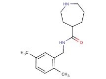 N-(2,5-dimethylbenzyl)-4-azepanecarboxamide hydrochloride