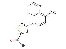 4-(8-methylquinolin-5-yl)thiophene-2-carboxamide