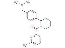 N,N-dimethyl-1-(4-{1-[(6-methyl-2-pyridinyl)carbonyl]-2-piperidinyl}phenyl)methanamine