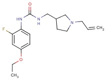 N-[(1-allylpyrrolidin-3-yl)methyl]-N'-(4-ethoxy-2-fluorophenyl)urea