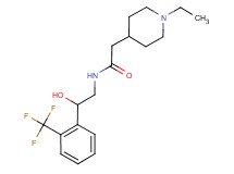 2-(1-ethyl-4-piperidinyl)-N-{2-hydroxy-2-[2-(trifluoromethyl)phenyl]ethyl}acetamide