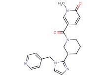 1-methyl-5-({3-[1-(pyridin-4-ylmethyl)-1H-imidazol-2-yl]piperidin-1-yl}carbonyl)pyridin-2(1H)-one