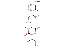 (3S,9aR)-3-[(1S)-1-methylpropyl]-8-(8-quinolinylmethyl)tetrahydro-2H-pyrazino[1,2-a]pyrazine-1,4(3H,6H)-dione