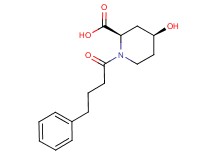 (2R*,4S*)-4-hydroxy-1-(4-phenylbutanoyl)piperidine-2-carboxylic acid