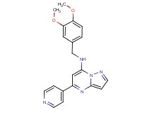 N-(3,4-dimethoxybenzyl)-5-(4-pyridinyl)pyrazolo[1,5-a]pyrimidin-7-amine