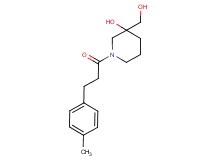 3-(hydroxymethyl)-1-[3-(4-methylphenyl)propanoyl]-3-piperidinol
