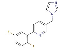 2-(2,5-difluorophenyl)-5-(1H-imidazol-1-ylmethyl)pyridine