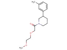1-[(2-methoxyethoxy)acetyl]-3-(3-methylphenyl)piperidine