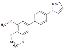 1-(3',4',5'-trimethoxybiphenyl-4-yl)-1H-pyrazole