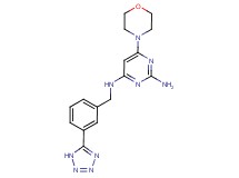 6-morpholin-4-yl-N~4~-[3-(1H-tetrazol-5-yl)benzyl]pyrimidine-2,4-diamine