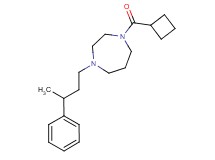 1-(cyclobutylcarbonyl)-4-(3-phenylbutyl)-1,4-diazepane