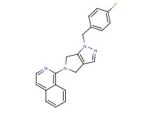 1-[1-(4-fluorobenzyl)-4,6-dihydropyrrolo[3,4-c]pyrazol-5(1H)-yl]isoquinoline