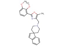1'-{[2-(2,3-dimethoxyphenyl)-5-methyl-1,3-oxazol-4-yl]methyl}spiro[indene-1,4'-piperidine]