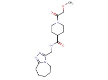 1-(methoxyacetyl)-N-(6,7,8,9-tetrahydro-5H-[1,2,4]triazolo[4,3-a]azepin-3-ylmethyl)-4-piperidinecarboxamide