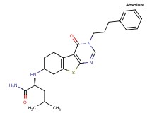 N~2~-[4-oxo-3-(3-phenylpropyl)-3,4,5,6,7,8-hexahydro[1]benzothieno[2,3-d]pyrimidin-7-yl]-L-leucinamide